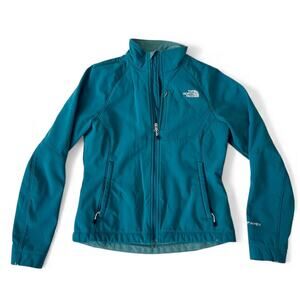 North Face Apex Bionic Jacket Size S Turquoise/Blue Green Color Full Zip